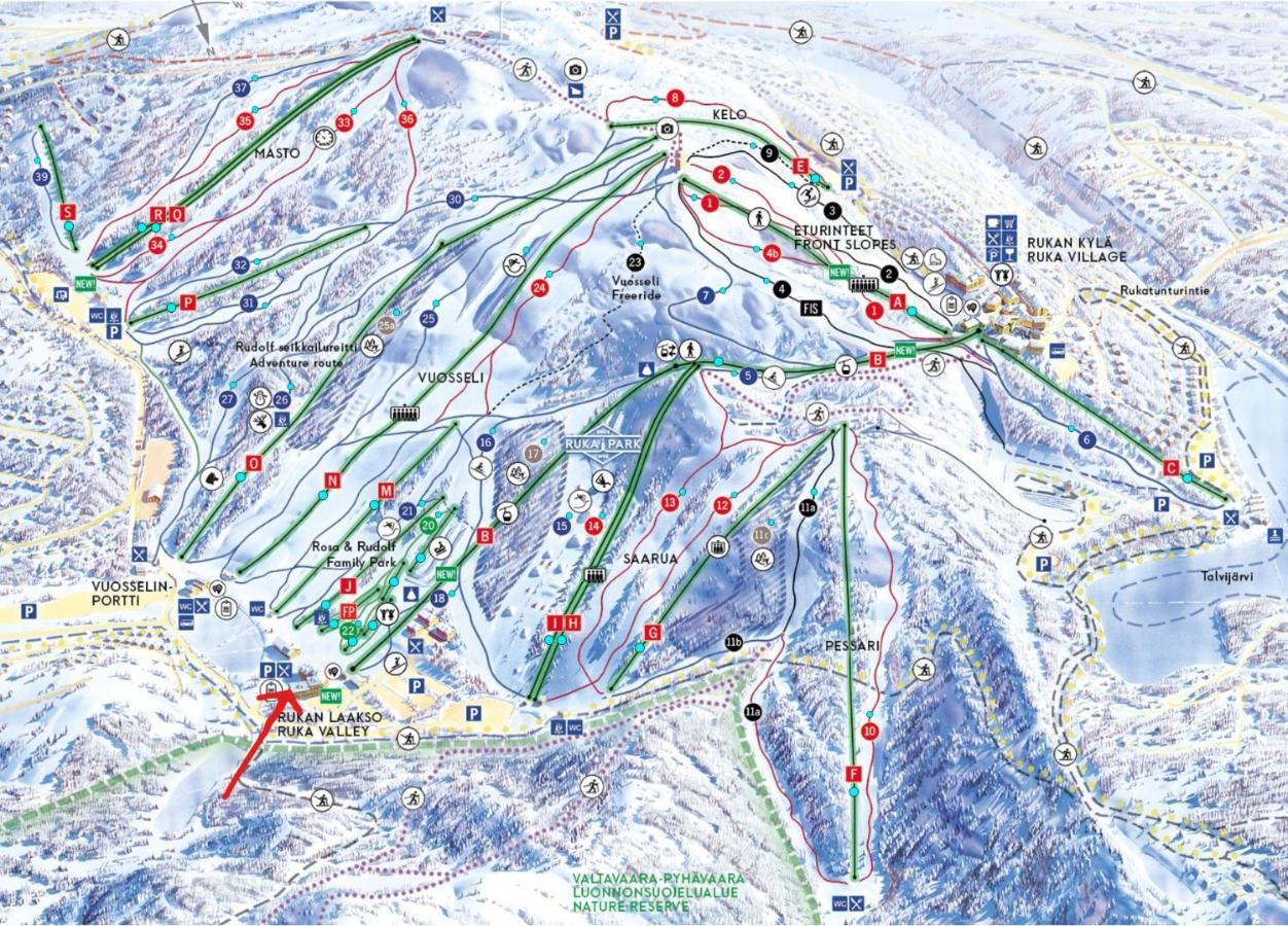 Rukavalley Unique47 Ski In - Ski Out Экстерьер фото
